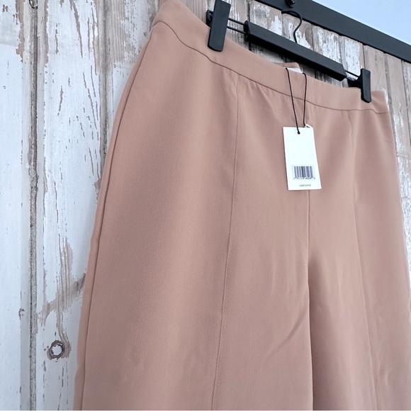 Jason Wu Side Ankle Slit Pants, pants, Tan / khaki color, Large ($290 Retail) - Picture 4 of 15